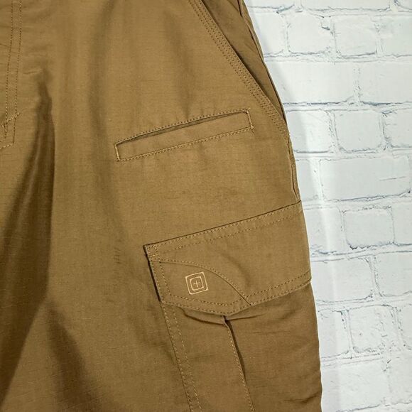 5.11 Tactical Fast-Tac Cargo Pant Men's Size 34X30  Brown Straight 74439 Utility - Picture 13 of 14